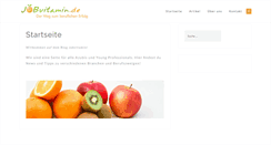 Desktop Screenshot of jobvitamin.de